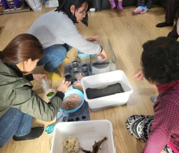 [이원면 거점캠프 마을 반려수족관 제작 설치] 이미지