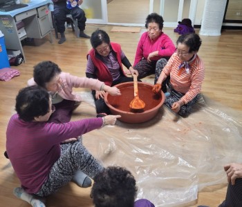 [고남면 거점캠프 고추장나눔행사] 이미지