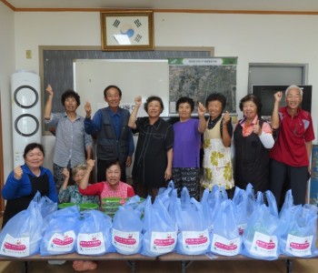 8월 반곡 1리 이웃사랑반찬 나눔 봉사 이미지